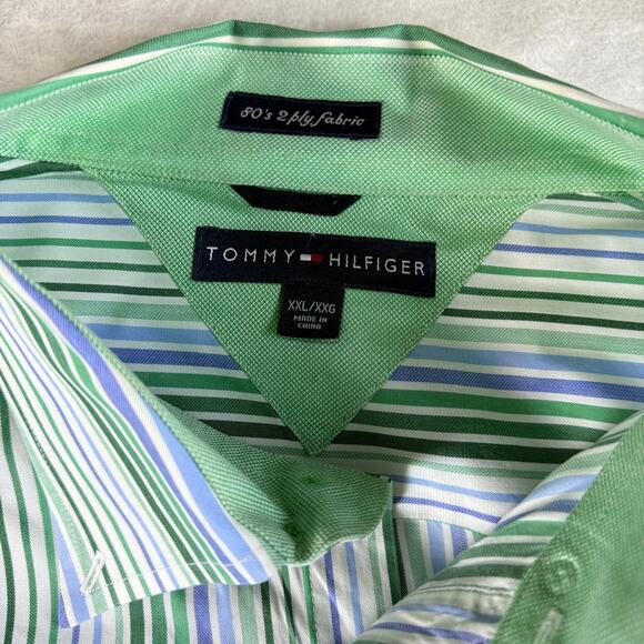Men's Long Sleeve Button Down Shirt XXL | Tommy Hilfiger, Bass, Sette Ponti - Picture 12 of 13